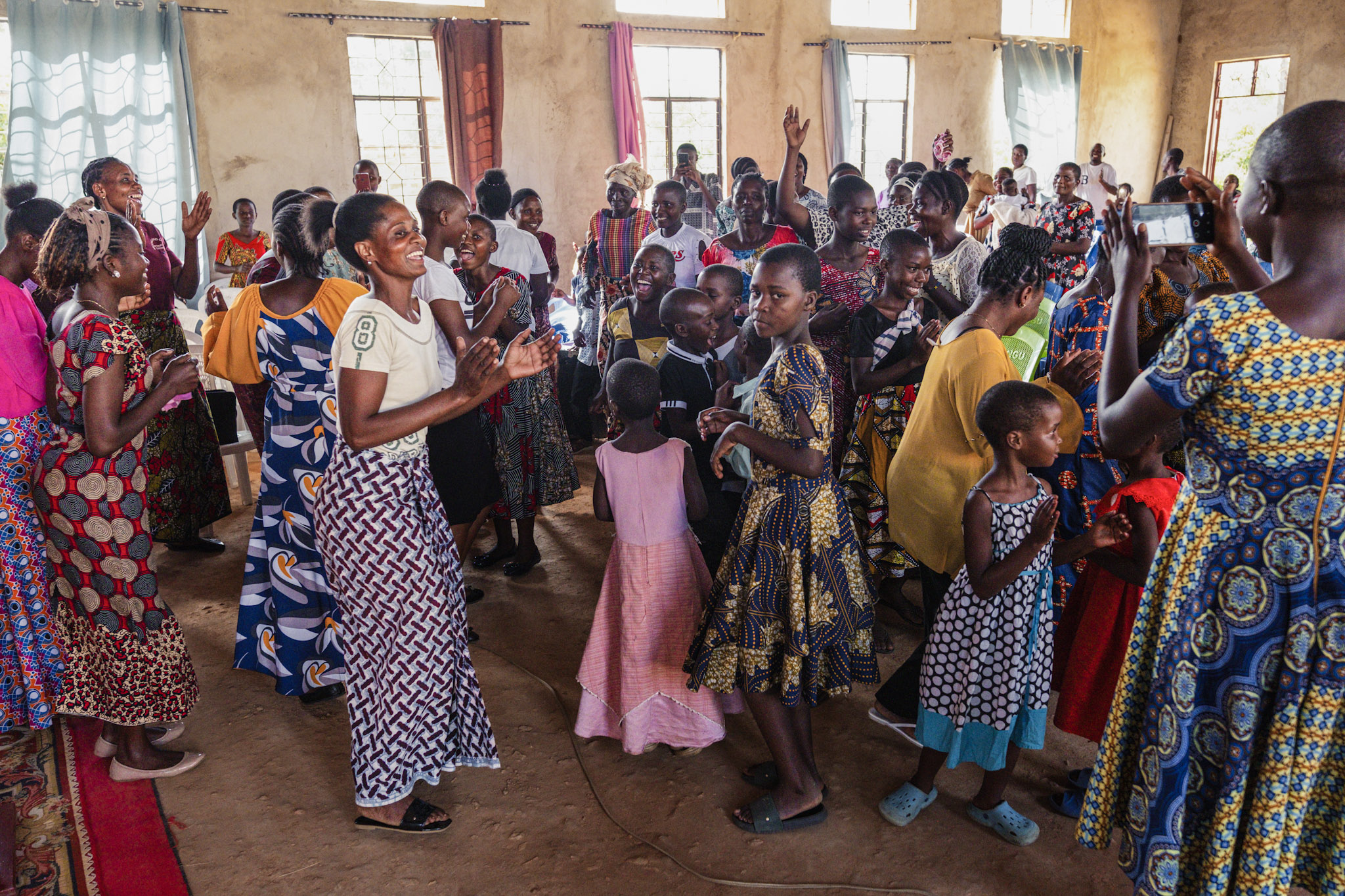 Many attendees were from the local Kuria tribe, and Pastor Kijanga announced they would now have a special Kuria song